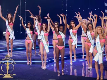 Miss Supranational Ghana live pageant stage production and contestants